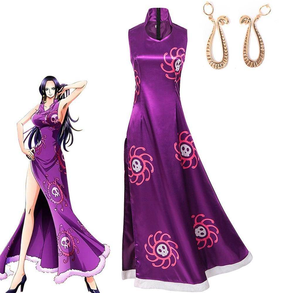 One Piece Boa Hancock Costume Party Carnival Cosplay Full Set - zzcosplay