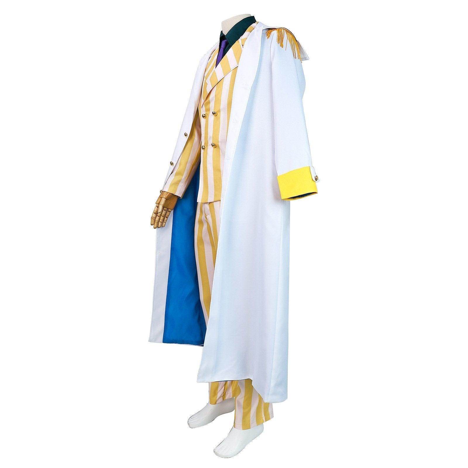 One Piece Wano Country Kizaru Costume Party Carnival Cosplay Full Set - zzcosplay
