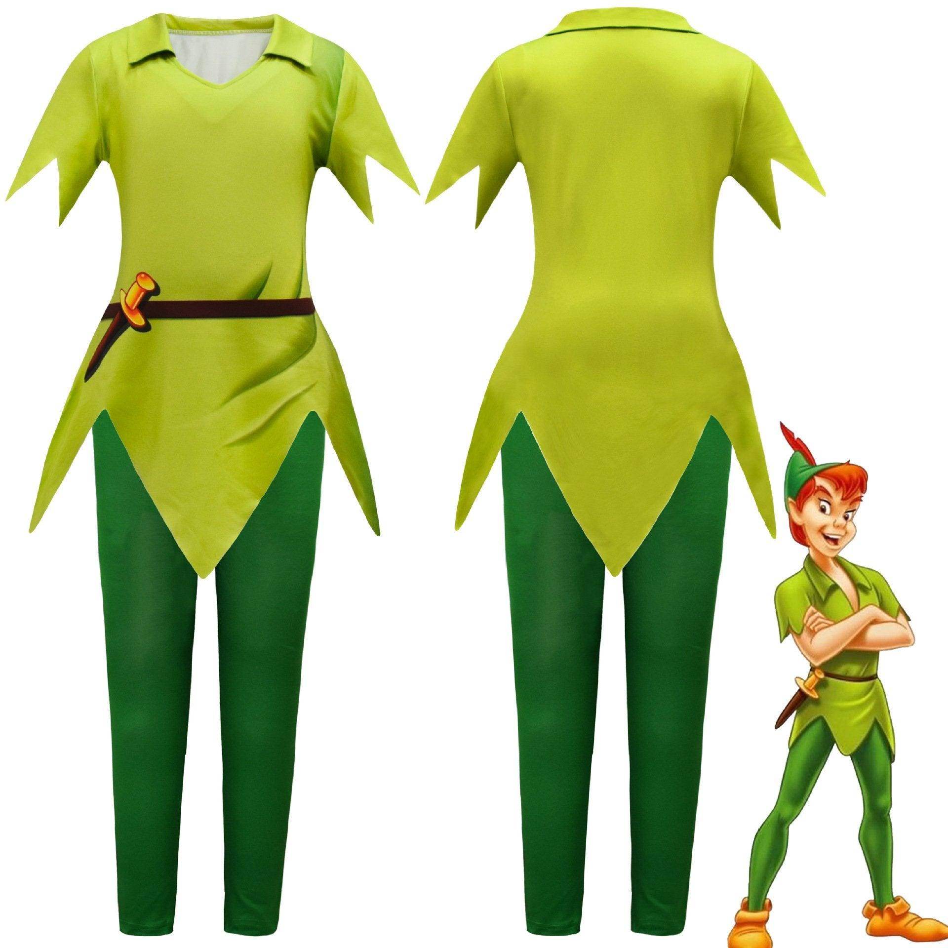 Peter Pan Shorts Suit Halloween Outfits Cosplay Costume For Kids - zzcosplay
