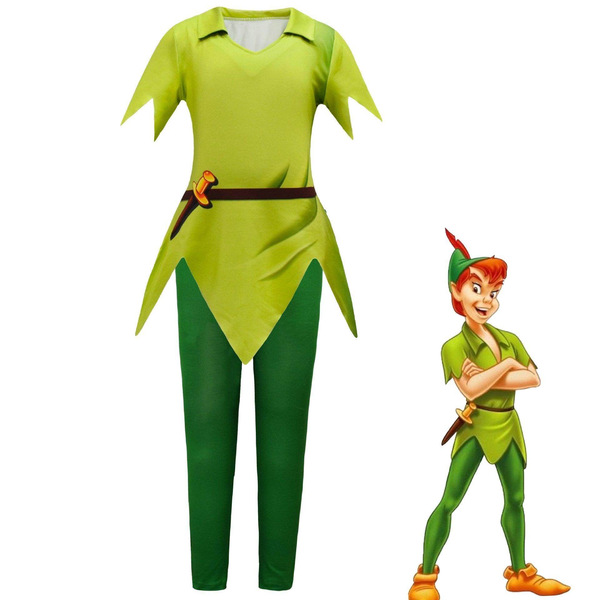 Peter Pan Shorts Suit Halloween Outfits Cosplay Costume For Kids - zzcosplay