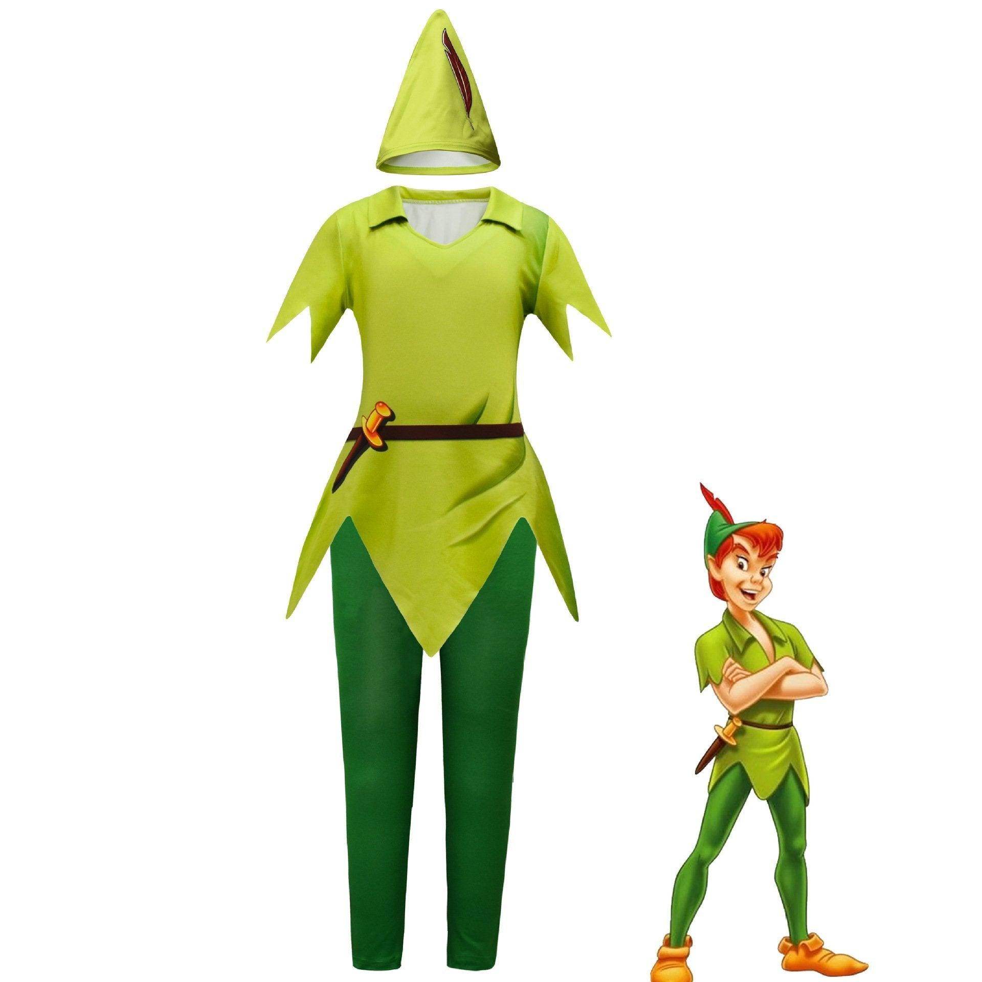 Peter Pan Shorts Suit Halloween Outfits Cosplay Costume For Kids - zzcosplay