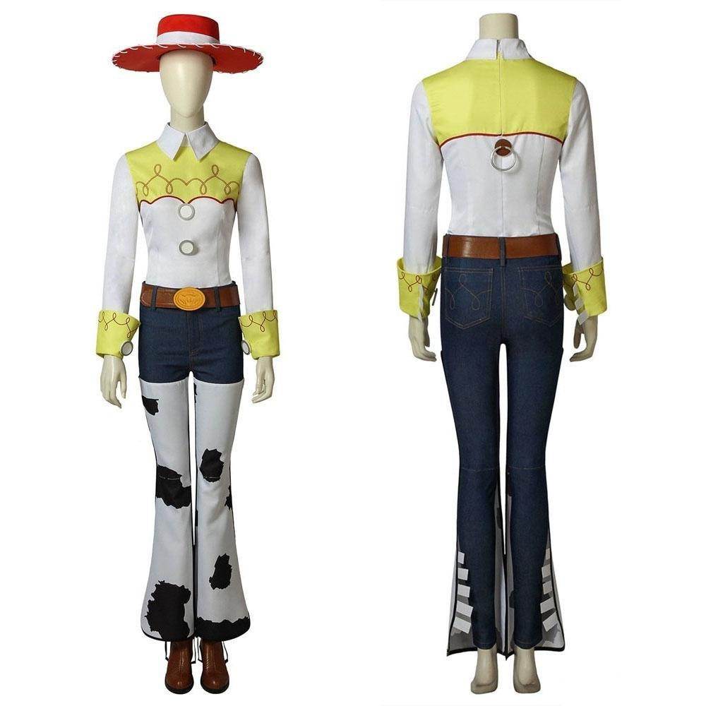 Toy Story 4 Jessie Costume Full Set With Cap - zzcosplay