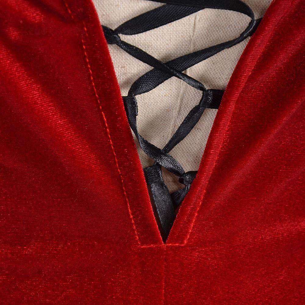 Resident Evil Ada Wong Lunar Costue Sleeveless cheongsam Slit Long Skirt - zzcosplay