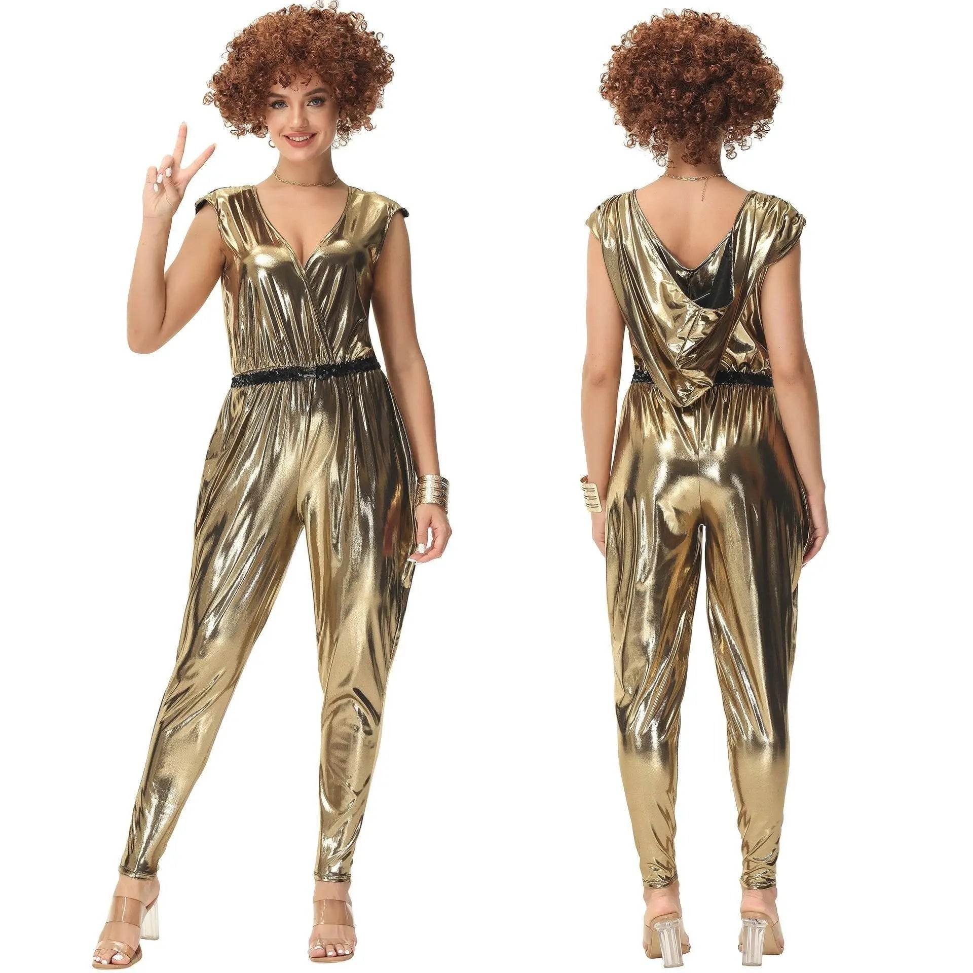 retro 80s hipster disco costumes music festival stage Carnival party - zzcosplay