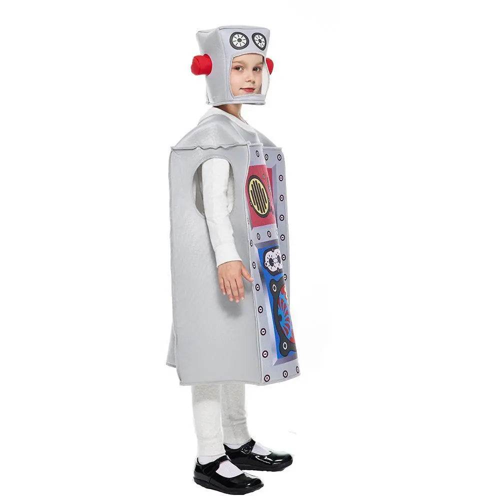 robot Cosplay Costumes Compound Sponge Party halloween for Kids - zzcosplay