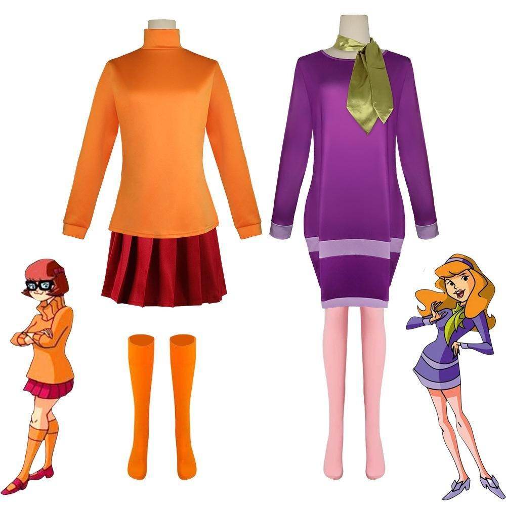 Scooby DooVelma daphne costume cosplay Halloween - zzcosplay