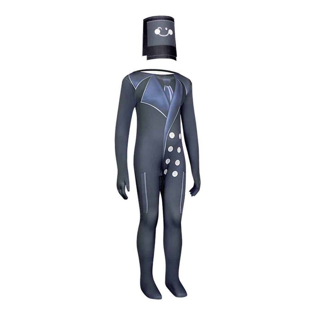 Skibidi Toilet Game Kids Cosplay Costume Jumpsuit Halloween Carnival Suit - zzcosplay
