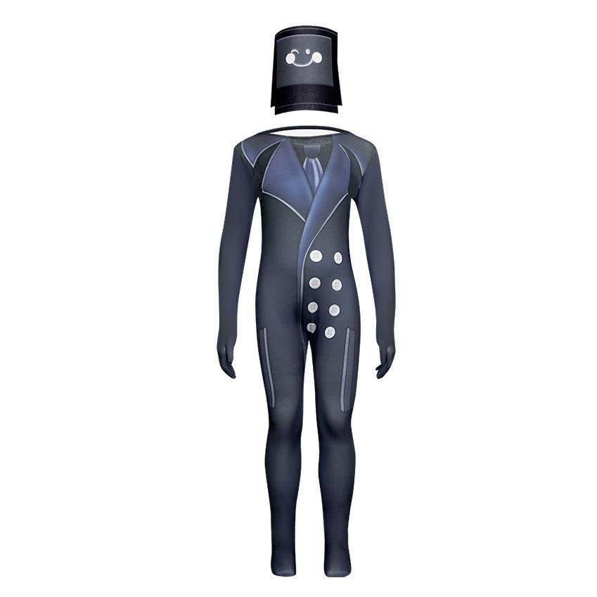 Skibidi Toilet Game Kids Cosplay Costume Jumpsuit Halloween Carnival Suit - zzcosplay