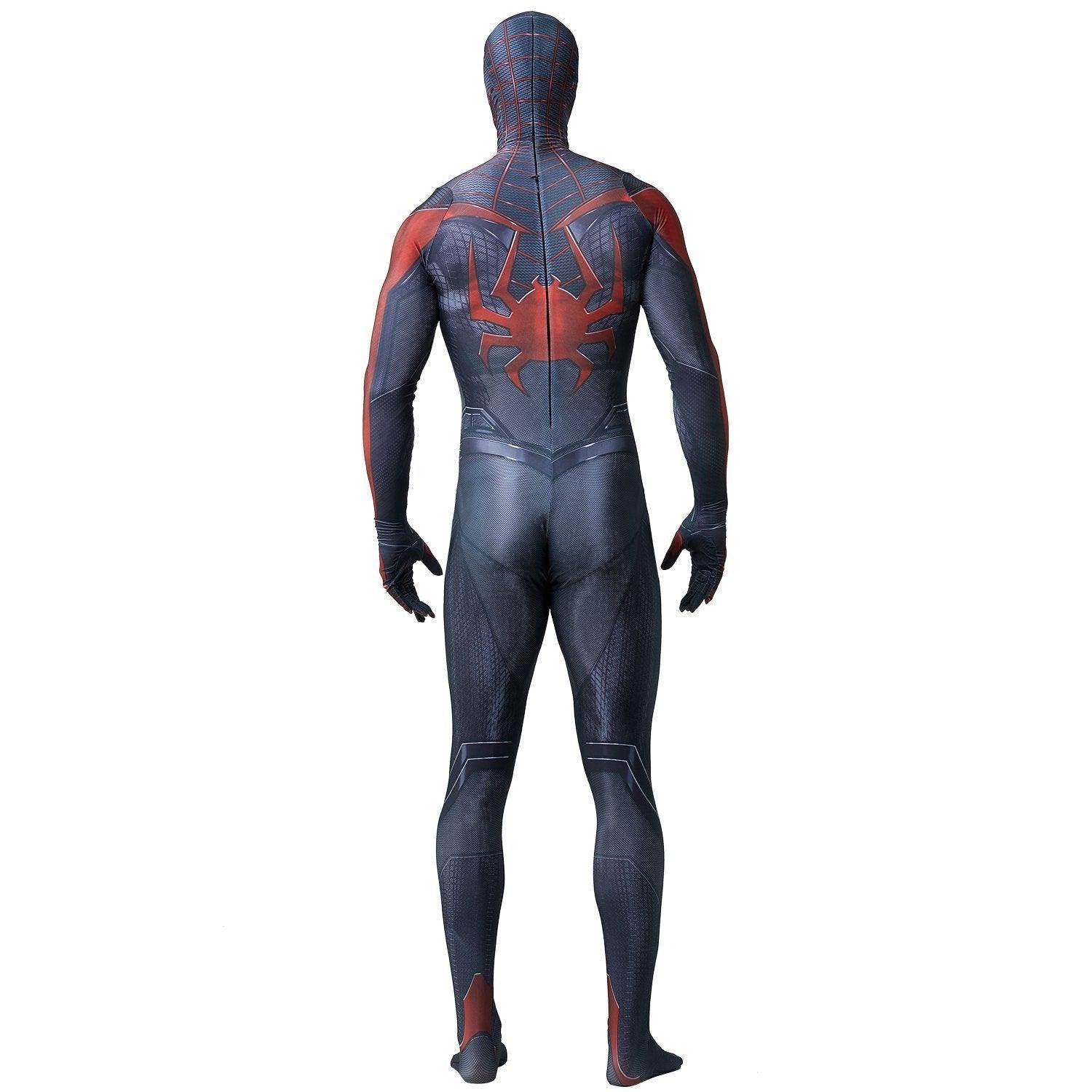 Spider-Man 2 Miles Morales Black Cosplay Jumpsuit Costume for Adults and Kids - zzcosplay