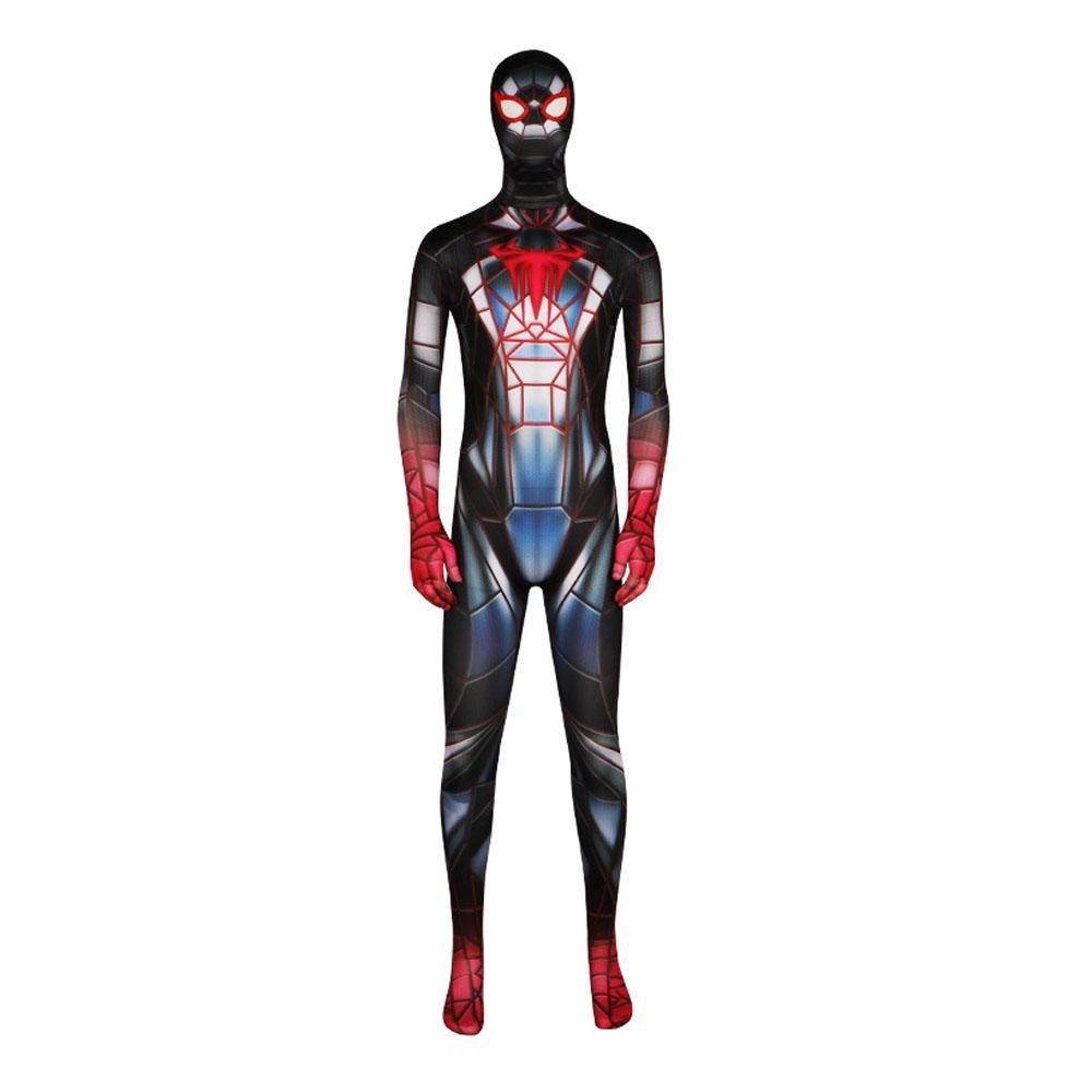 Spider-Man 2099 PS5 Comics Miles Morales Jumpsuit Halloween Cosplay Costume Bodysuit - zzcosplay
