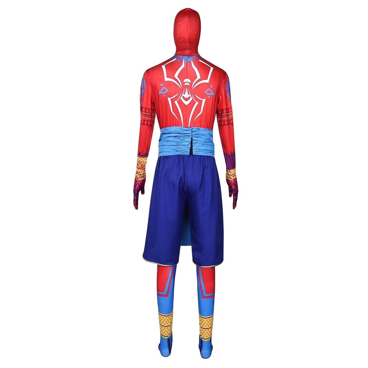 Spider-Man India Pavitr Prabhakar Bodysuit Costume Cosplay Spider-Man: Across The Spider-Verse Suit - zzcosplay