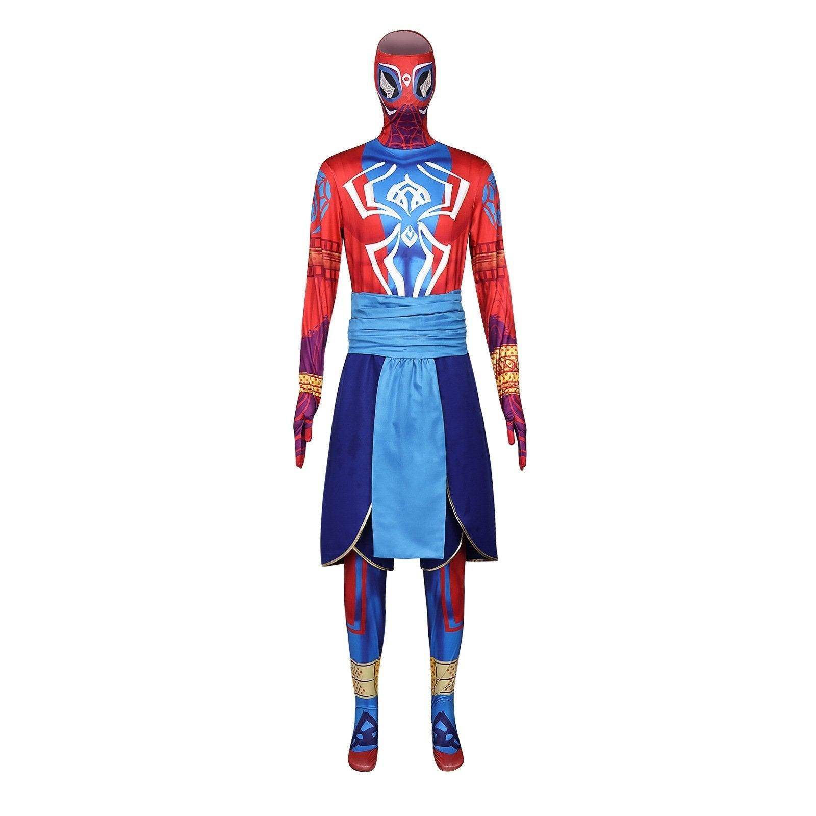 Spider-Man India Pavitr Prabhakar Bodysuit Costume Cosplay Spider-Man: Across The Spider-Verse Suit - zzcosplay