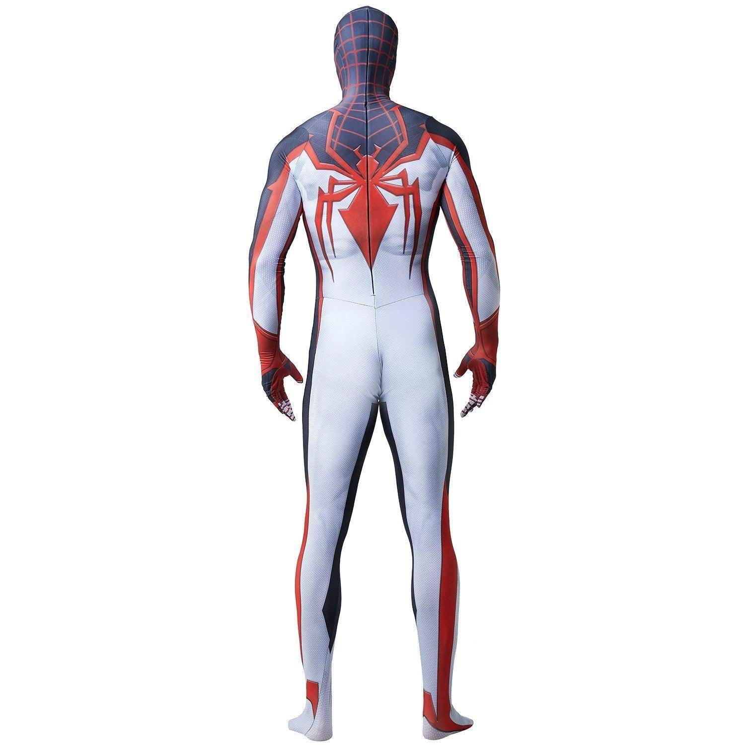 Spider-Man PS5 Game Miles Morales Tight Jumpsuit Costume for Adults and Kids - zzcosplay
