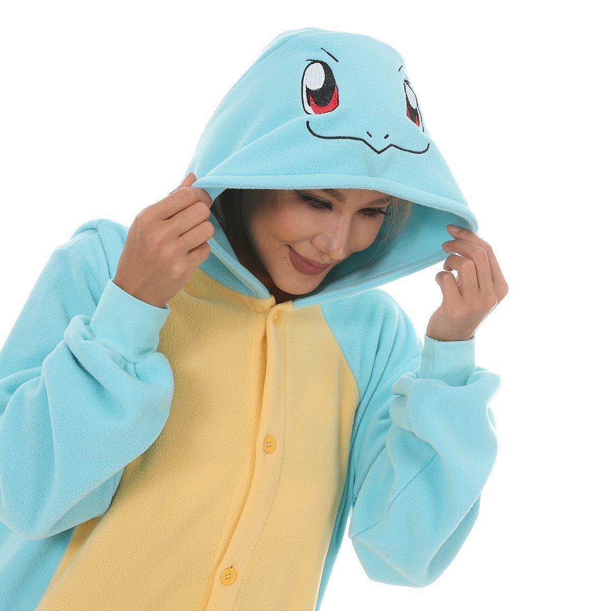 Squirtle kigurumi onesies Costume Adult women men Couples - zzcosplay