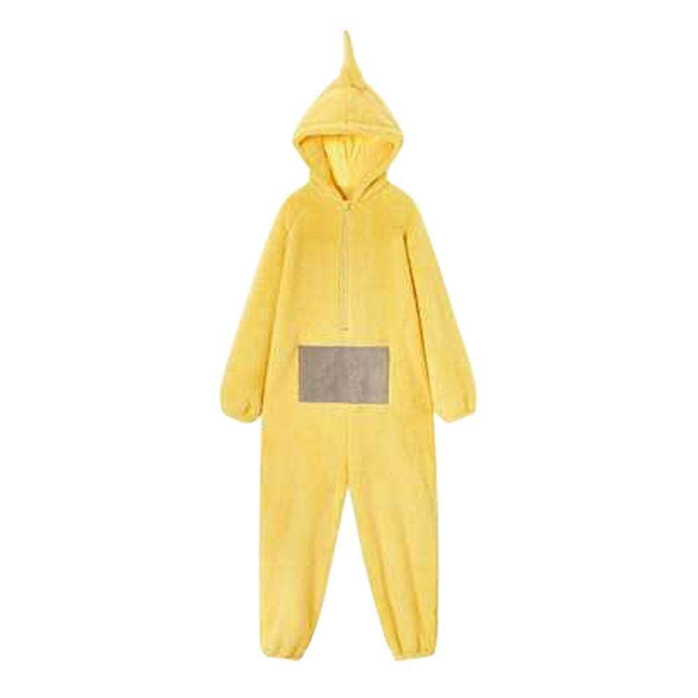 Teletubbies Tinky Winky Dipsy Po Laa-Laa Coral Fleece Onesies Pajamas for Adults Kids - zzcosplay