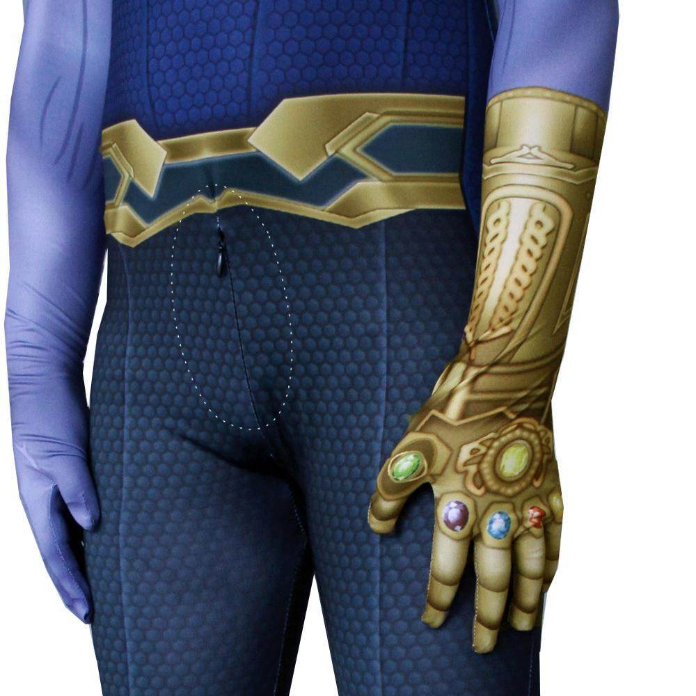 Thanos costume Jumpsuit bodysuits Avengers 4 with mask party cosplay Hallowwen - zzcosplay