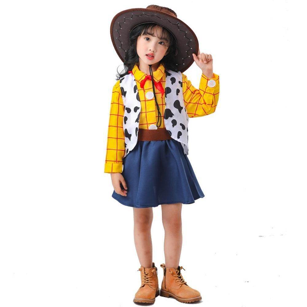 Toy Story 4 Woody Costume Halloween For Kids Child Girls Boys - zzcosplay