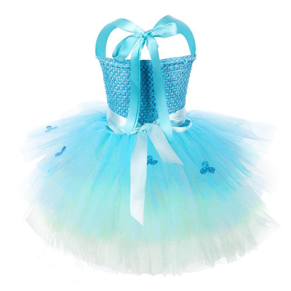 Trolls Girls gown Princess Poppy dress Birthday party ball - zzcosplay