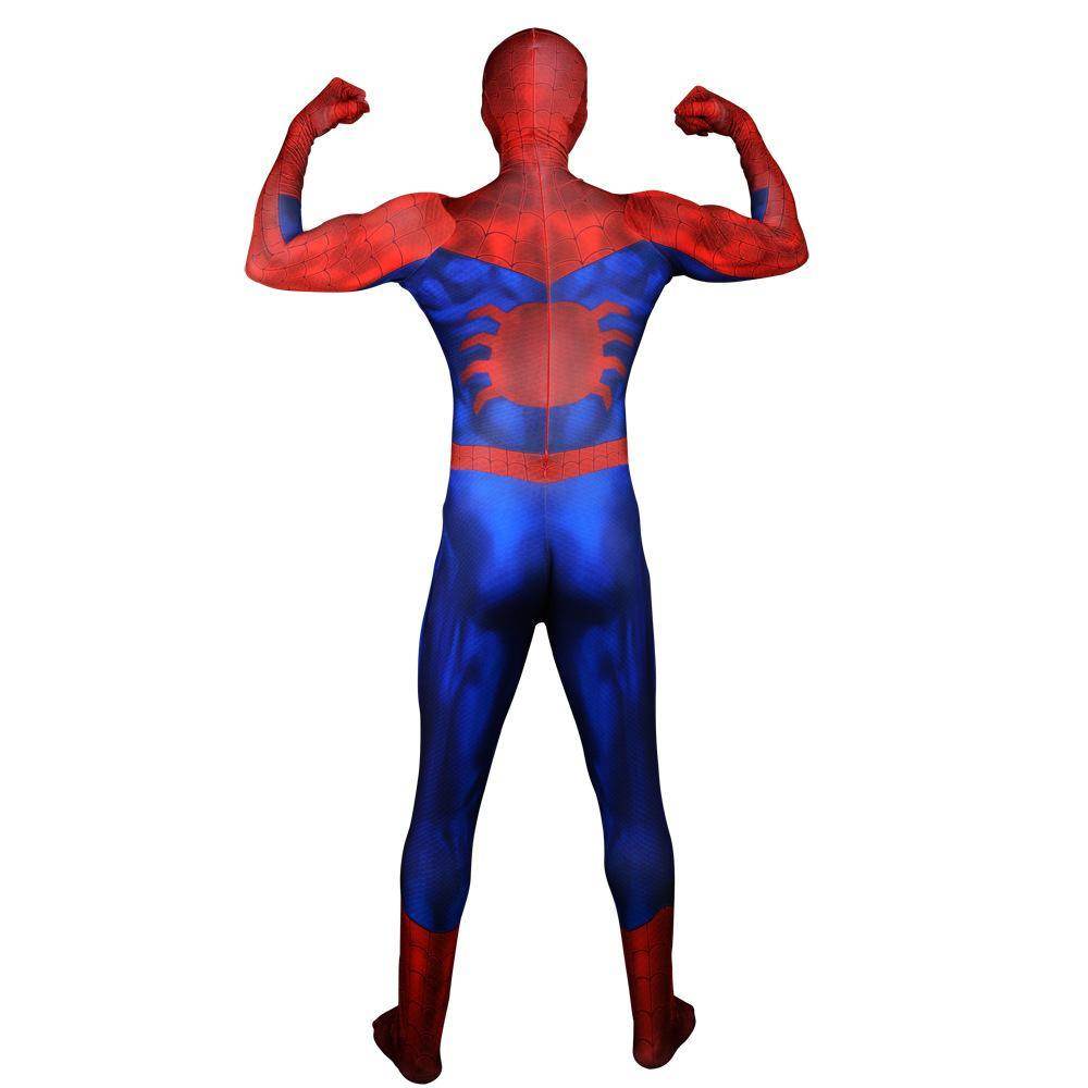 Ultimate Spider-Man Peter Parker Muscle Cosplay Costume Zentai bodysuit Adults Kids - zzcosplay