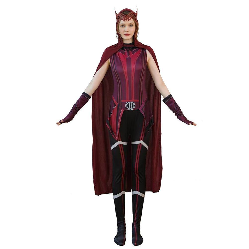 Wanda Scarlet Witch Hero Costume for Women - zzcosplay