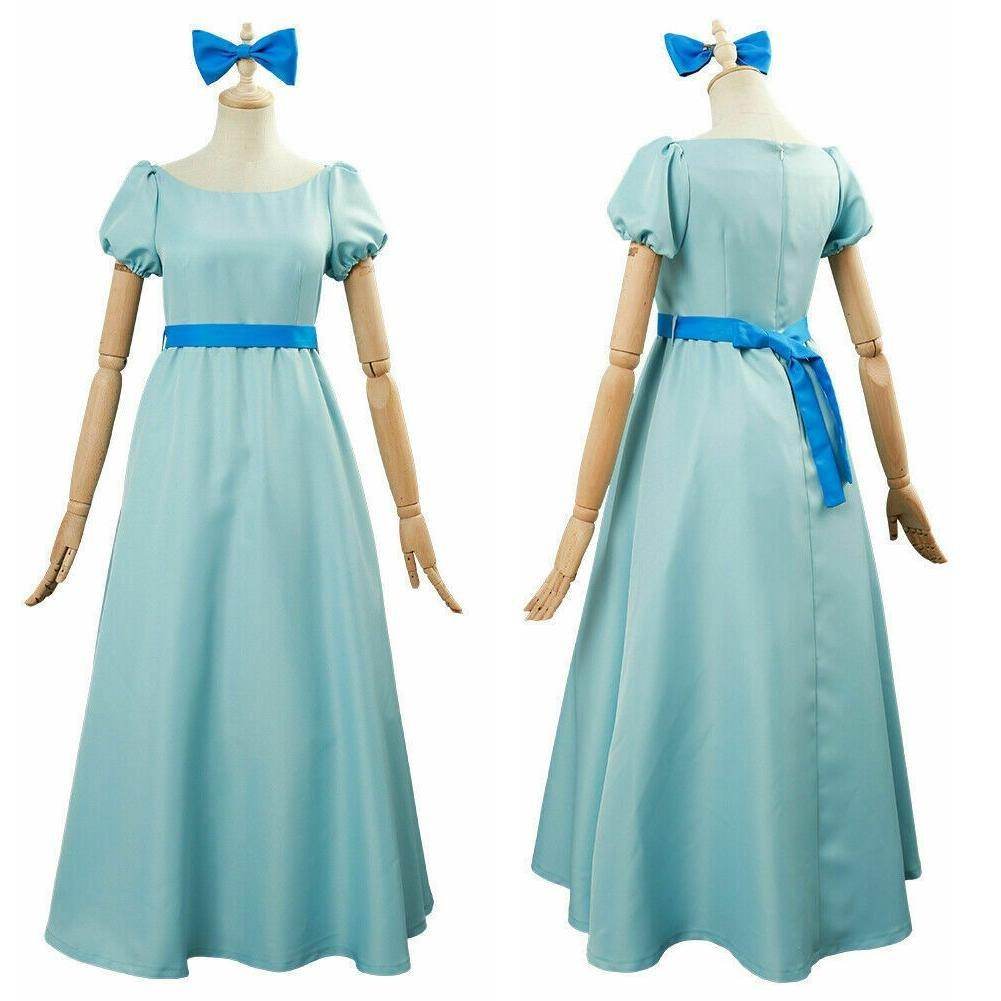 Wendy Darling Peter Pan Cosplay Costume Princess Dress for Women - zzcosplay