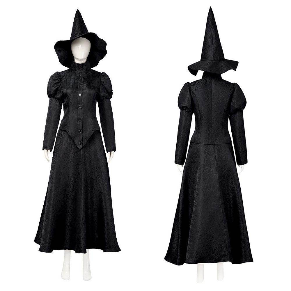 Wicked: Part One Elphaba Movie Costume Cosplay Halloween - zzcosplay