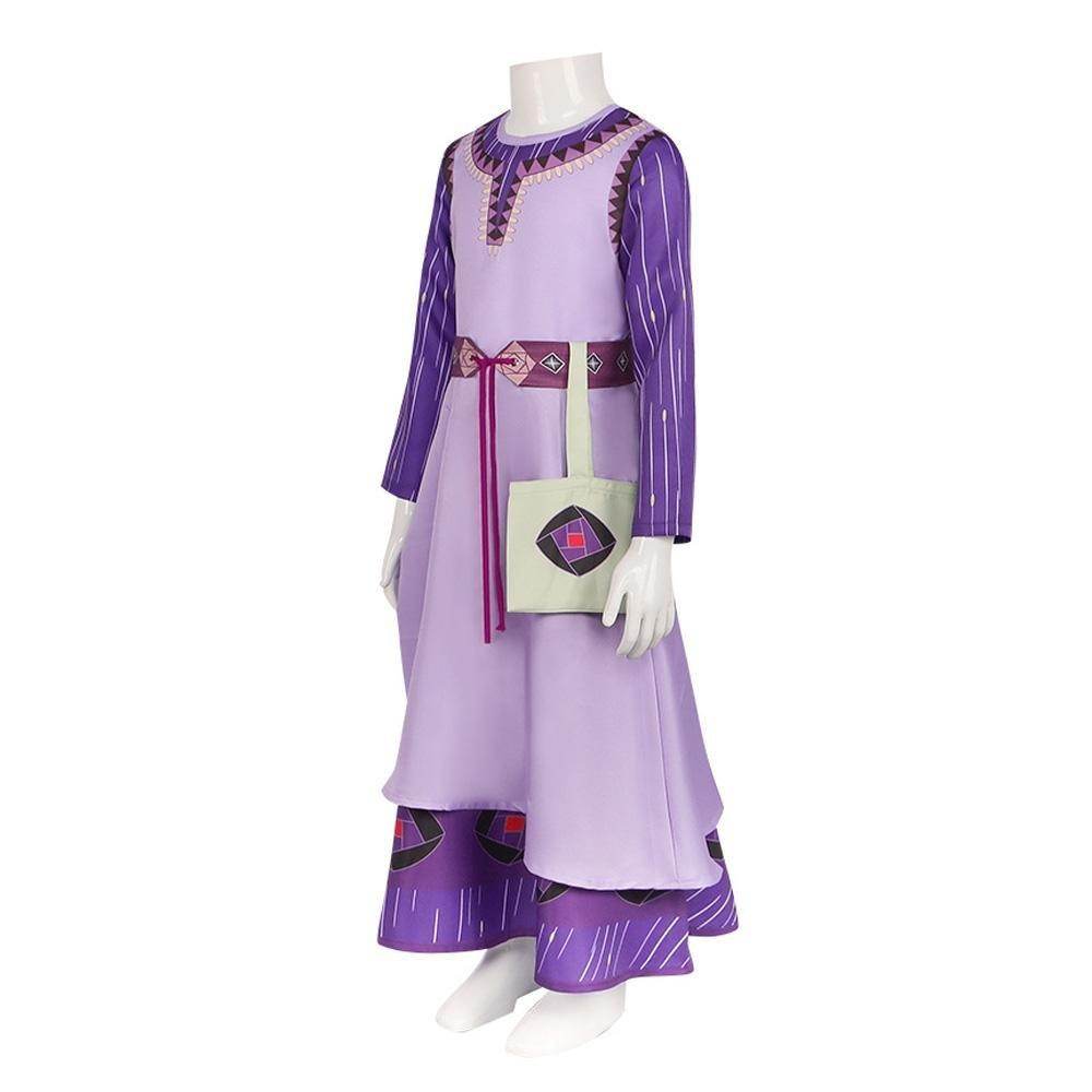 Wish Asha Anime Cosplay Costume Outfits Halloween Carnival Suit - zzcosplay