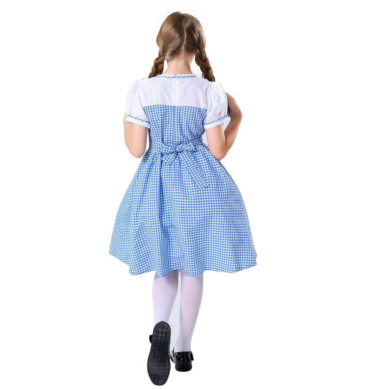 Wizard of Oz Dorothy Costume Dress Maid Alice for Girls Women - zzcosplay