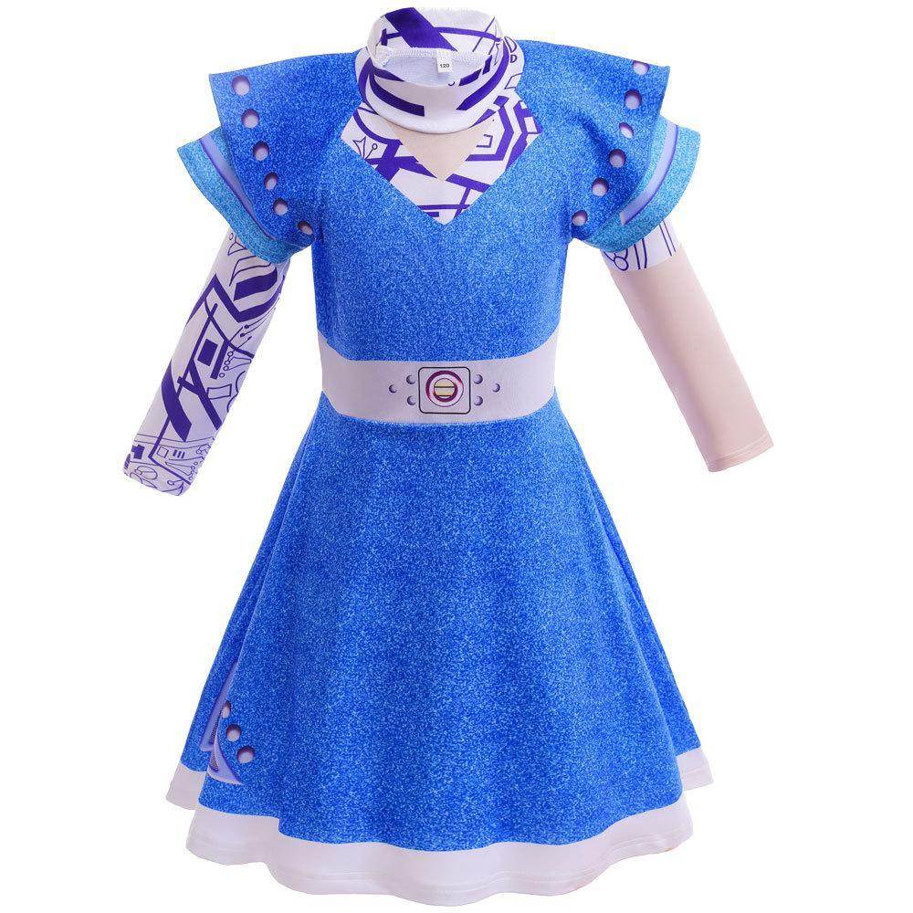 Zombie 3 Children's cheerleading cosplay costumes Halloween girls' dresses - zzcosplay